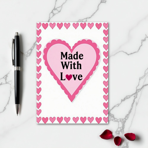 Heartfelt Made With Love Card