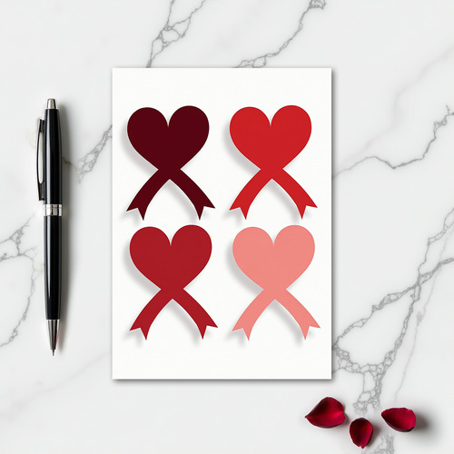 Heartfelt Minimalist Hearts Card