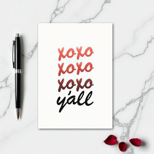 Heartfelt Minimalist Xoxo Card