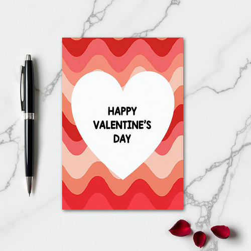 Heartfelt Modern Valentine Card