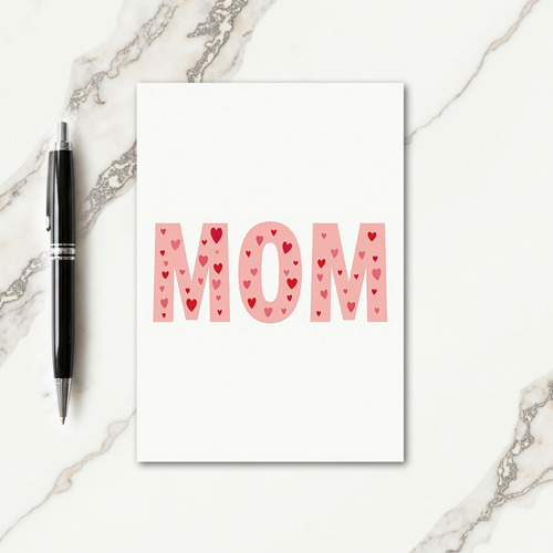 Heartfelt Mom Illustration Card