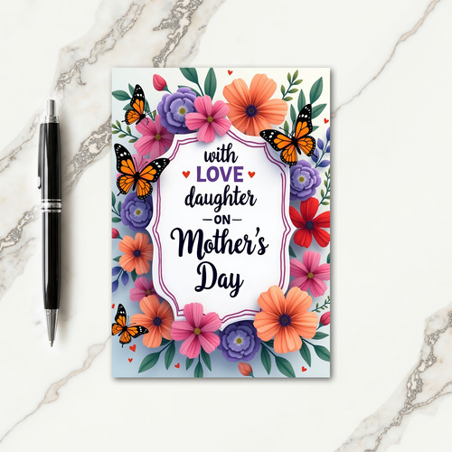 Heartfelt Moms Bouquet Card