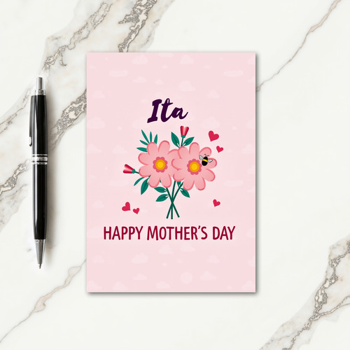 Heartfelt Moms Day Design Card