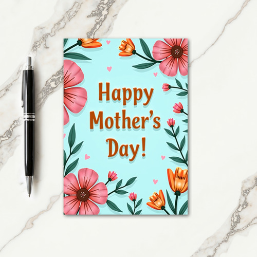 Heartfelt Moms Day Scene Card