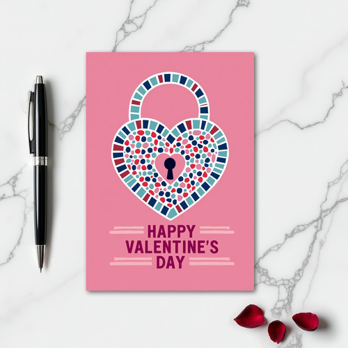 Heartfelt Mosaic Love Card