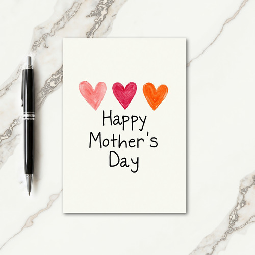 Heartfelt Mothers Day Art Card