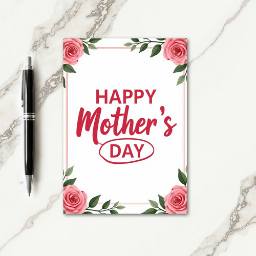 Heartfelt Mothers Day Design Card