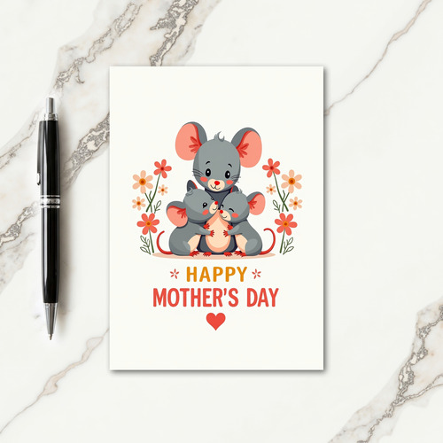 Heartfelt Mothers Day Figures Card
