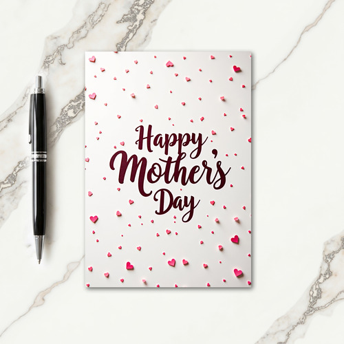 Heartfelt Mothers Day Flat Lay Card