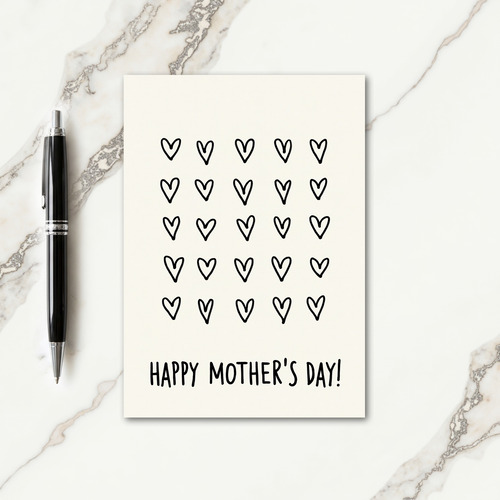 Heartfelt Mothers Day Grid Card