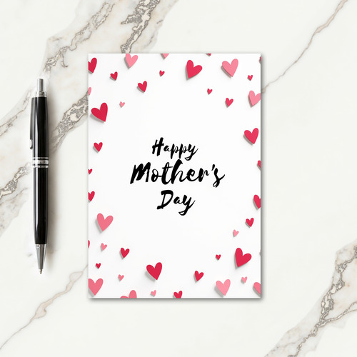 Heartfelt Mothers Day Paper Card