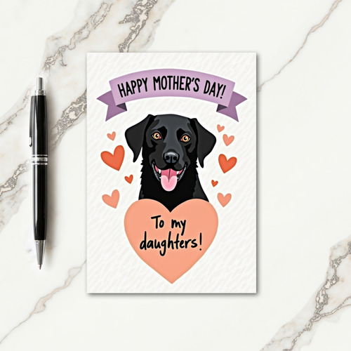 Heartfelt Mothers Day Pup Card