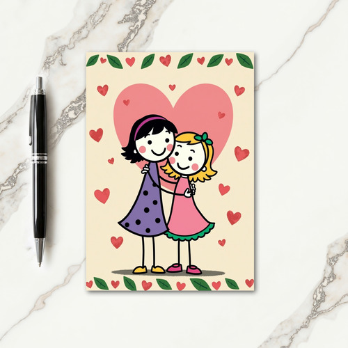 Heartfelt Mothers Day Sketch Card