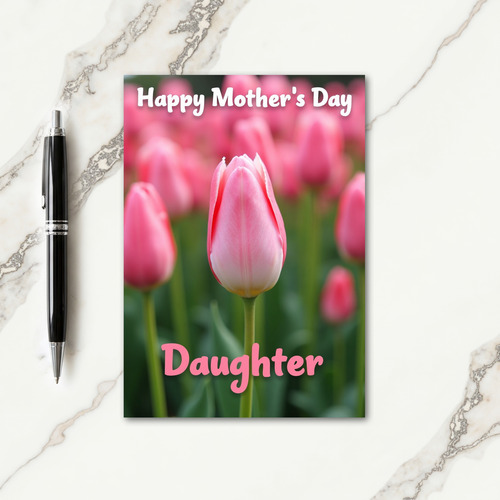 Heartfelt Mothers Day Tulip Card