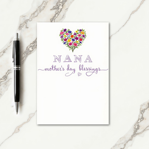 Heartfelt Nana Day Card