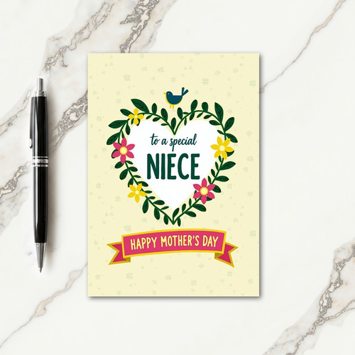 Heartfelt Niece Day Design Card