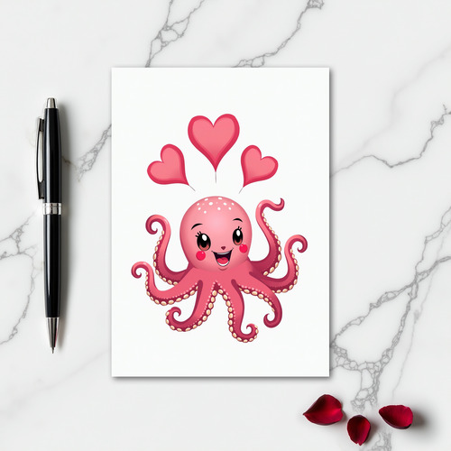 Heartfelt Octopus Friend Card