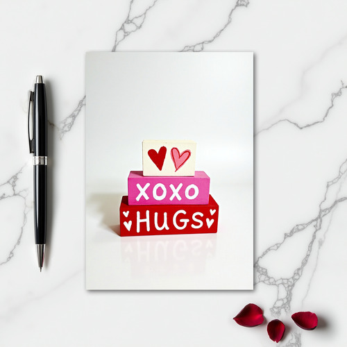 Heartfelt Painted Blocks Card
