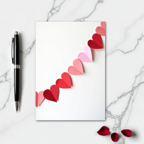 Heartfelt Paper Hearts Card