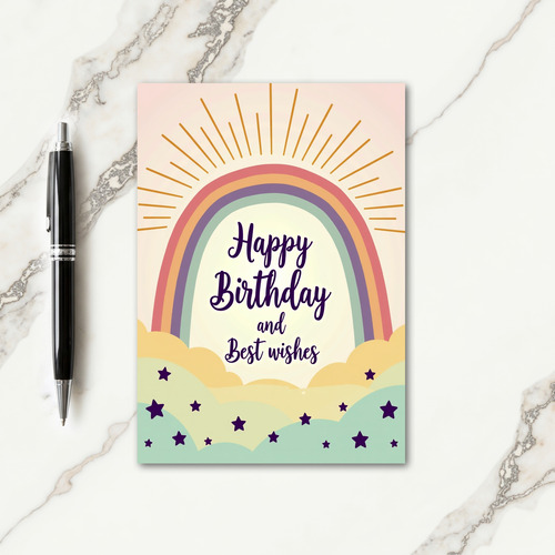 Heartfelt Pastel Arc Card