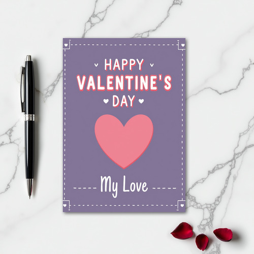 Heartfelt Pastel Love Card