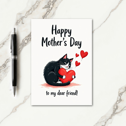 Heartfelt Pet Mothers Day Card