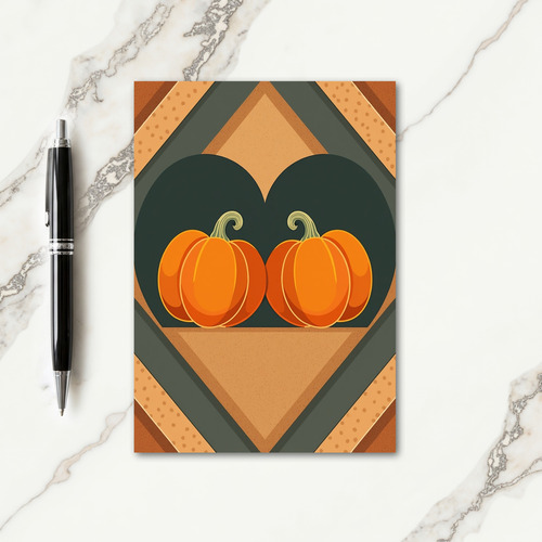 Heartfelt Pumpkin Pair Card