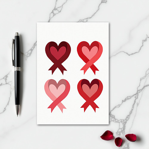 Heartfelt Ribbon Love Card