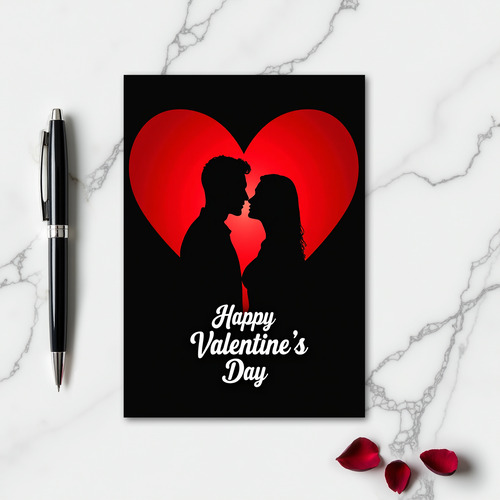 Heartfelt Romance Valentines Card