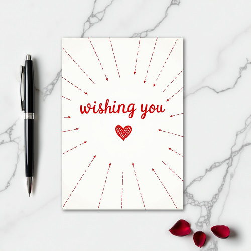 Heartfelt Rustic Wishing Card