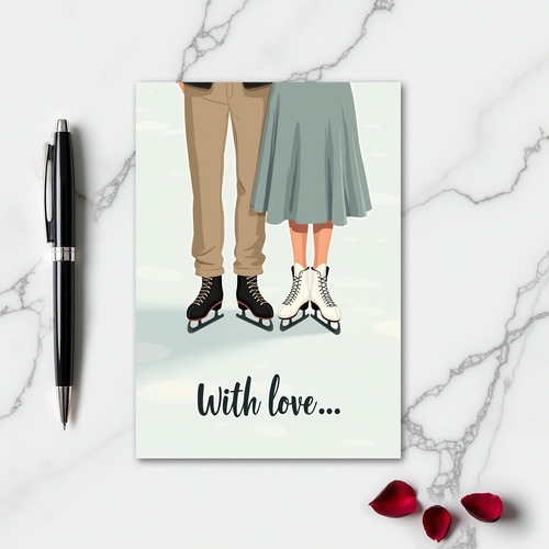 Heartfelt Skaters Love Card