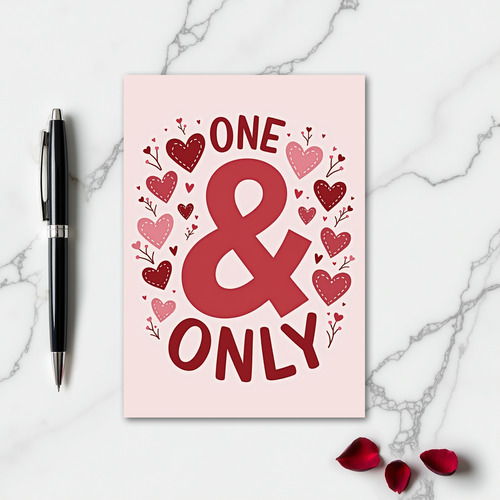 Heartfelt Stitched One Only Card