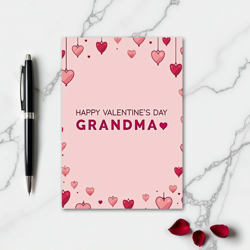 Heartfelt Valentine Grandma Card
