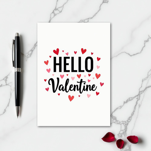 Heartfelt Valentine Hearts Card