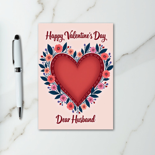 Heartfelt Valentines Day Husband Card