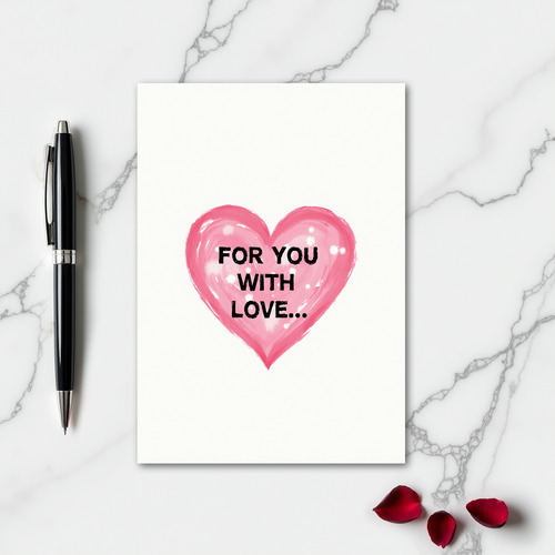 Heartfelt Watercolor Card
