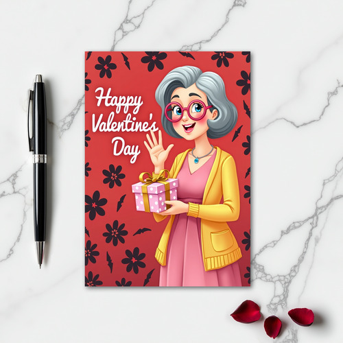 Heartfelt Woman Valentine Card