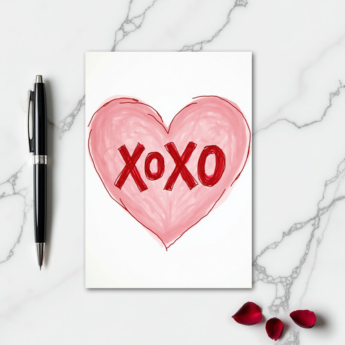 Heartfelt Xoxo Art Card