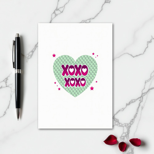 Heartfelt Xoxo Graphic Card