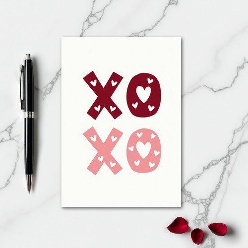 Heartfelt Xoxo Minimalist Card
