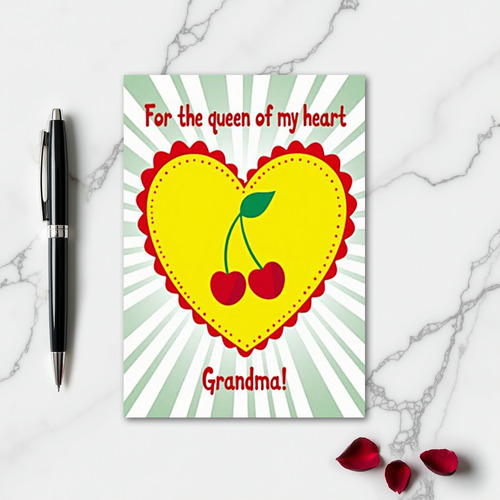Heartfelt Yellow Grandma Card