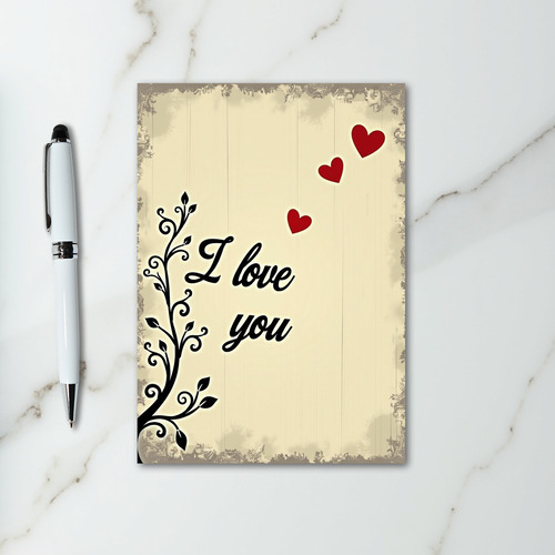 Hearts I Love You Card