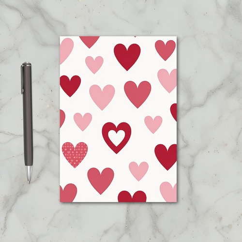 Hearts Love You Valentine Card