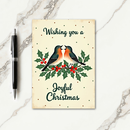 Heartwarming Bird Card