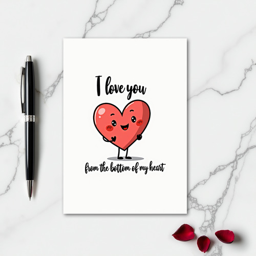Heartwarming I Love You Card