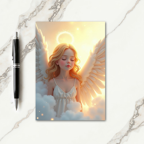 Heavenly Angel Christmas Card