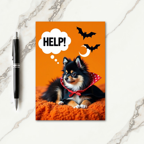 Help My Halloween Costume Card