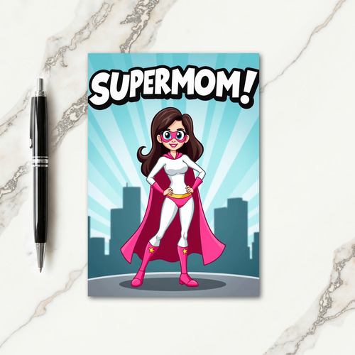 Hero Mom Mothers Day Card