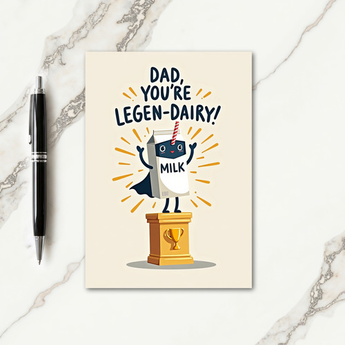 Heroic Dads Sweet Fathers Day Card