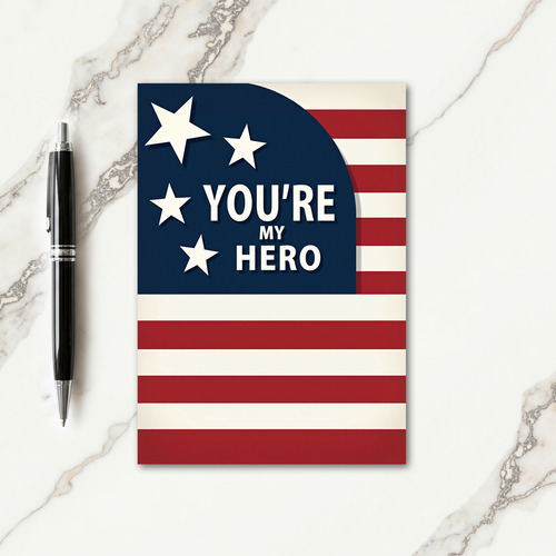 Heroic Fathers Day Card